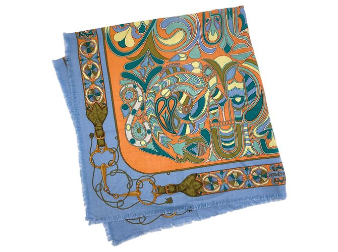 Hermès Lenço de seda Hermes Carre 90 Folklore - vista 2