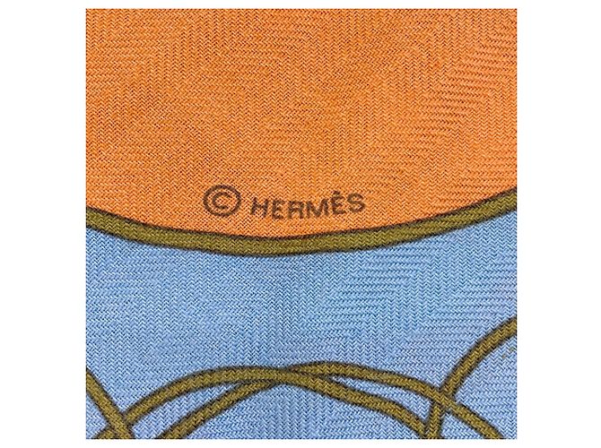 Hermès Lenço de seda Hermes Carre 90 Folklore - vista 5