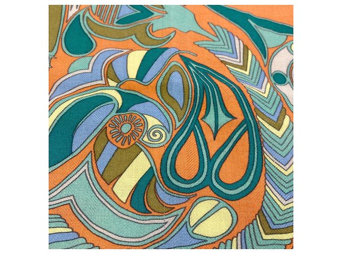 Hermès Lenço de seda Hermes Carre 90 Folklore - vista 8