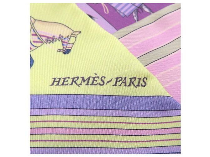 Hermès Lenço de seda Hermes Twilly - vista 4