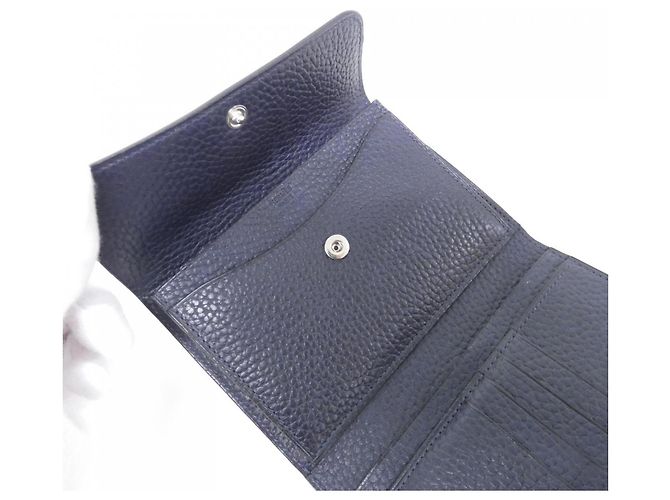 Hermès Hermes Iliade Compact Bi-Fold Wallet in Blue Nuit - Ansicht 7