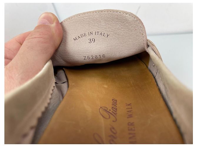 Loro Piana Summer Walk Mocassini Camoscio Beige - vista 11