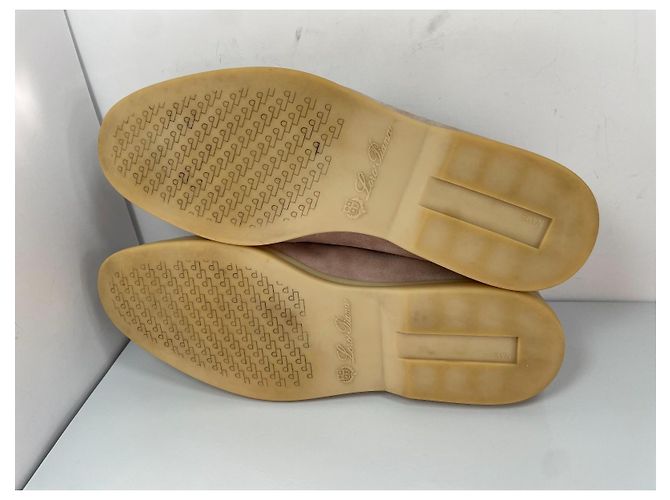 Loro Piana Summer Walk Mocassini Camoscio Beige - vista 8