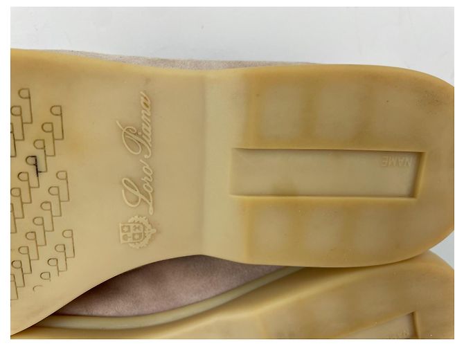 Loro Piana Summer Walk Mocassini Camoscio Beige - vista 9