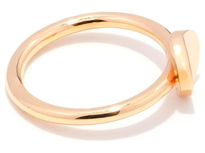 Bague Bucherer B Dimension Or Rose 750/18K Diamants Brillants 0,08 ct Taille 55 - vue 4