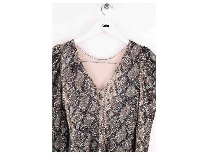 Vestido Manoush de lentejuelas plateadas - vista 4