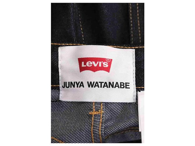 Junya Watanabe Blaue Straight Jeans aus Baumwolle - Ansicht 5