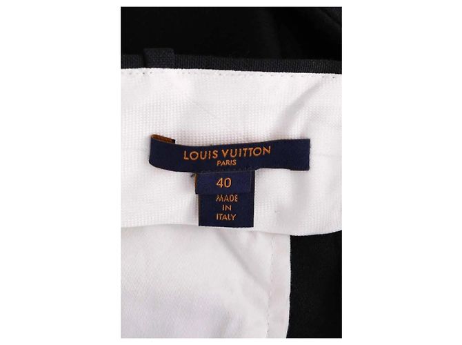 Louis Vuitton Schwarze gerade Hose - Ansicht 5