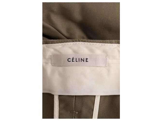 Céline Gerade Hose in Khaki - Ansicht 5