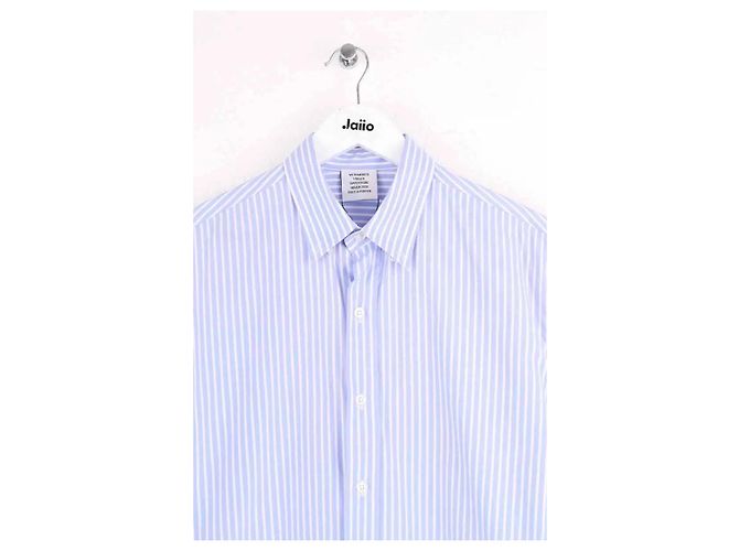 Camicia Vêtements in cotone blu M - vista 2