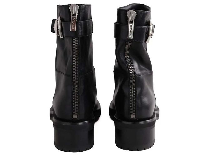 Jimmy Choo Black Leather Boots - view 2