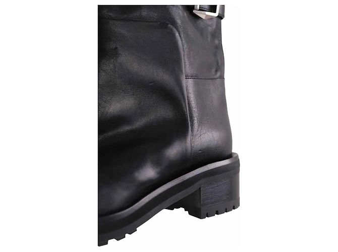 Jimmy Choo Black Leather Boots - view 5