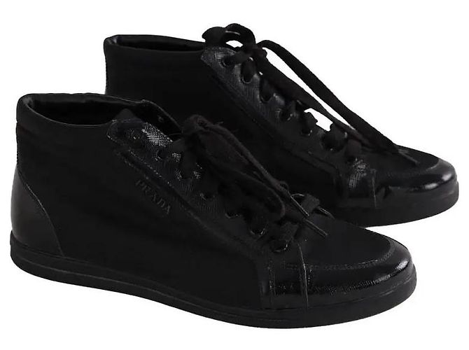 Prada Sneaker aus Stoff Schwarz - Ansicht 3