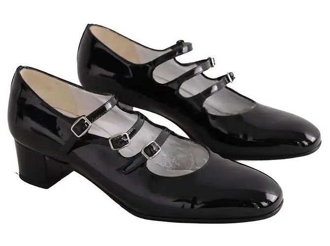 Carel Absatzschuhe aus Leder Schwarz - Ansicht 3
