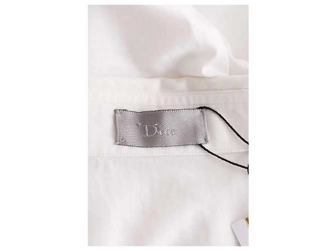 Camicia Dior Uomo in cotone bianco - vista 4