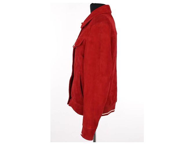 Autre Marque Chaqueta de cuero roja Maison Sarah Lavoine - vista 3