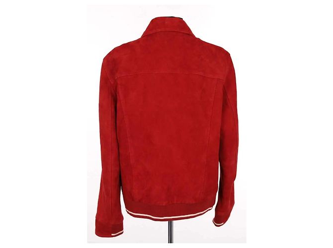 Autre Marque Chaqueta de cuero roja Maison Sarah Lavoine - vista 4