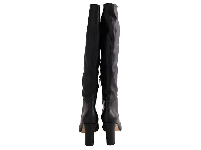 Lk Bennett Kristen black leather boots - view 2