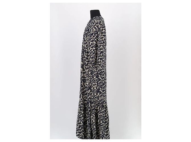 Ba&Sh Navy blue viscose dress - view 3