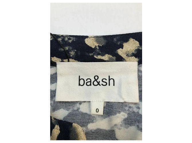 Ba&Sh Navy blue viscose dress - view 5