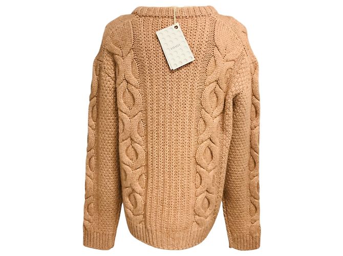 Khaite Almond Cashmere Knit Lupita Pullover aus Kaschmir - Ansicht 3
