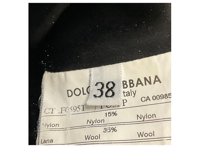 Dolce & Gabbana Grey / Black Wool and Alpaca Tweed Jacket - view 5
