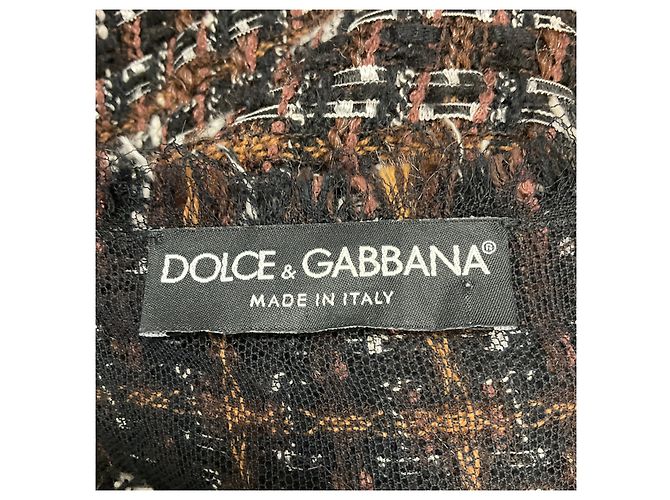 Dolce & Gabbana Brown / Black Tweed Jacket - view 4