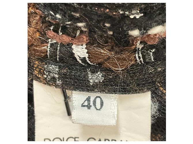 Dolce & Gabbana Brown / Black Tweed Jacket - view 5