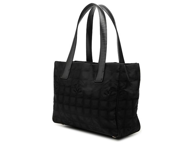 Borsa tote Chanel New Travel Line in nylon nero - vista 2