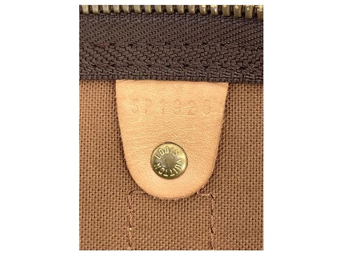 Mala de Viagem Louis Vuitton Monogram Keepall 55 Castanha - vista 14