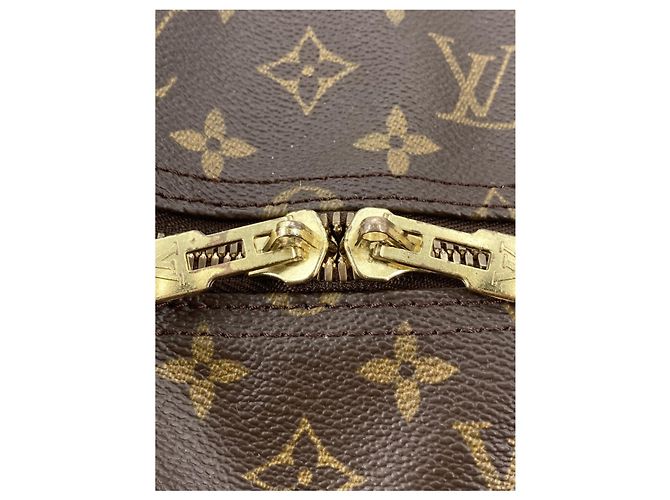 Mala de Viagem Louis Vuitton Monogram Keepall 55 Castanha - vista 15