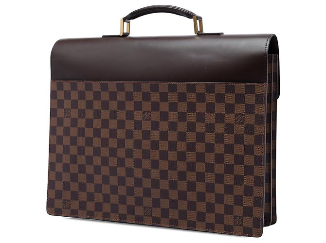 Sac Business Louis Vuitton Altona GM Damier Ebene Marron - vue 2