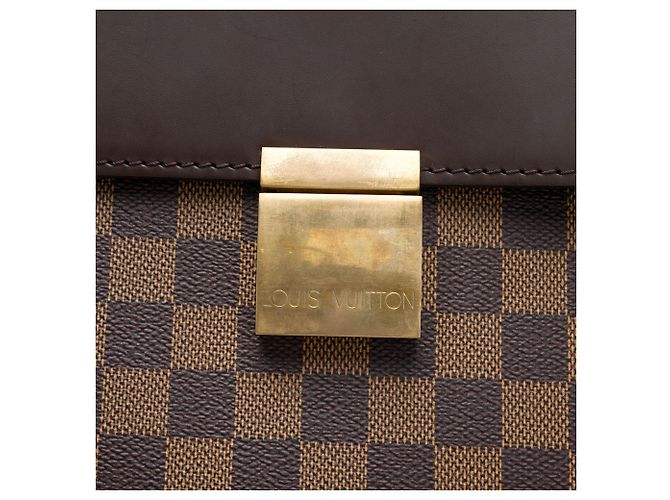 Sac Business Louis Vuitton Altona GM Damier Ebene Marron - vue 5
