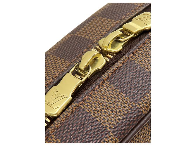 Sac à main Mini Sarria Louis Vuitton Damier Ebene Marron - vue 7