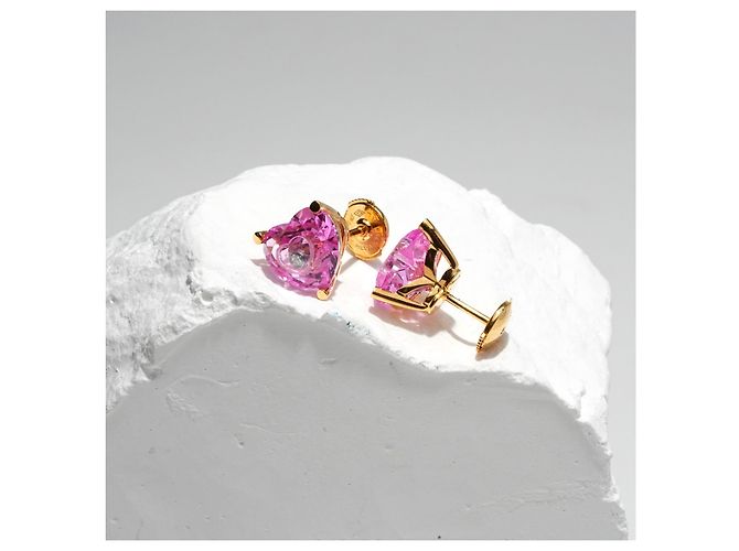Orecchini a lobo Chopard So Happy Oro Giallo 750/18K Diamante Lusso Fullset - vista 2