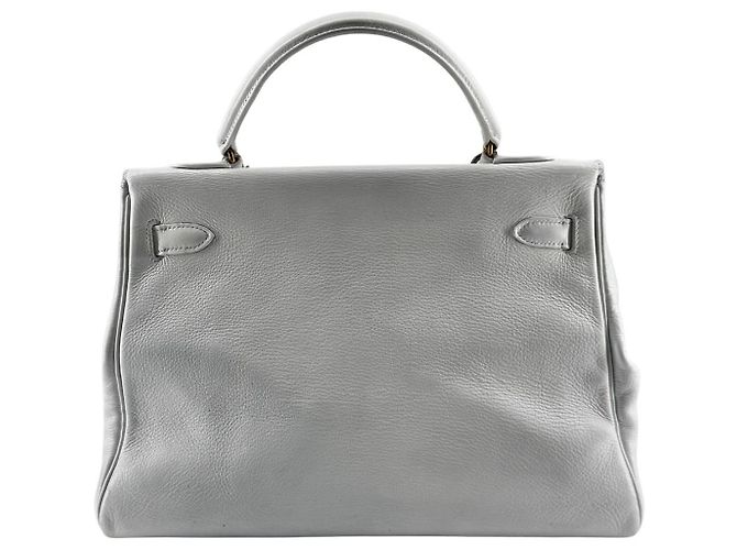 Hermès Kelly Retourné 32 — Veau Grainé Blanc, circa 1965 - vista 2
