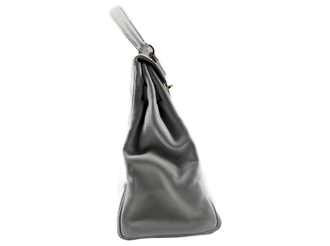 Hermès Kelly Retourné 32 — Veau Grainé Blanc, circa 1965 - vista 6