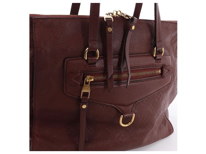 Bolsa Louis Vuitton Lumineuse PM Monogram Empreinte em Brown M94046 - vista 10