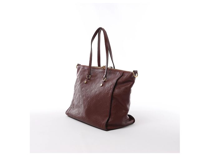 Bolsa Louis Vuitton Lumineuse PM Monogram Empreinte em Brown M94046 - vista 3