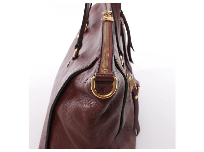 Bolsa Louis Vuitton Lumineuse PM Monogram Empreinte em Brown M94046 - vista 4