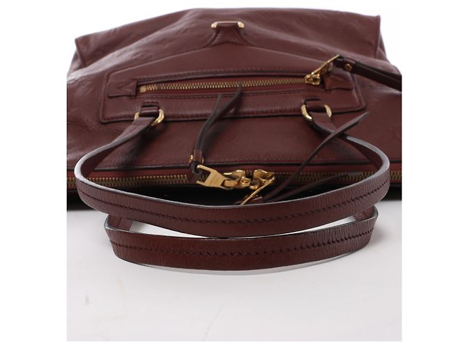 Bolsa Louis Vuitton Lumineuse PM Monogram Empreinte em Brown M94046 - vista 6