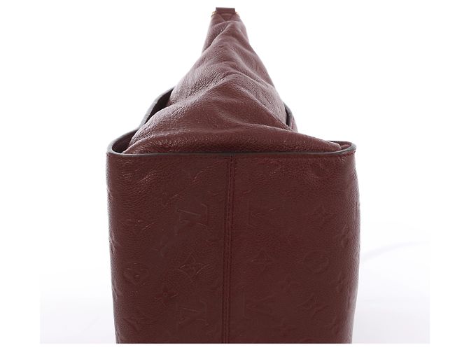 Bolsa Louis Vuitton Lumineuse PM Monogram Empreinte em Brown M94046 - vista 8