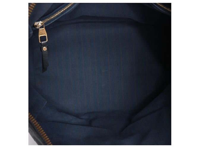 Borsa a mano Louis Vuitton Lumineuse PM Monogram Empreinte in blu navy M93410 - vista 12