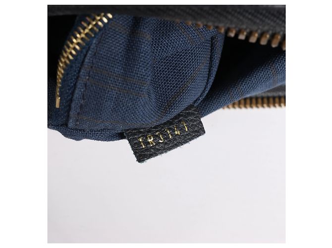 Borsa a mano Louis Vuitton Lumineuse PM Monogram Empreinte in blu navy M93410 - vista 13