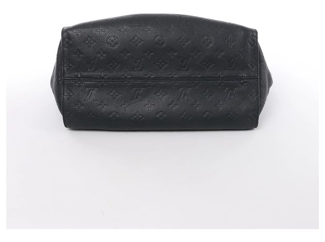Borsa a mano Louis Vuitton Lumineuse PM Monogram Empreinte in blu navy M93410 - vista 8
