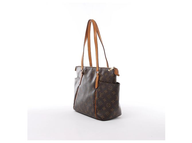 Borsa a tracolla Louis Vuitton Totally PM Monogram Canvas in marrone M56688 - vista 3