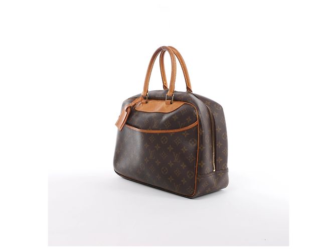 Borsa a mano Louis Vuitton Deauville Monogram Canvas in Brown M47270 - vista 2