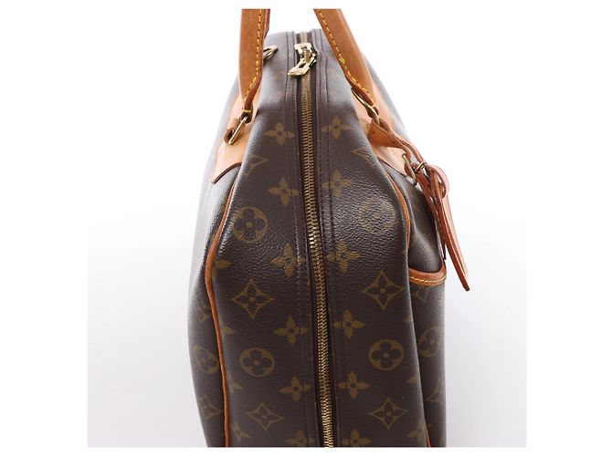 Borsa a mano Louis Vuitton Deauville Monogram Canvas in Brown M47270 - vista 4