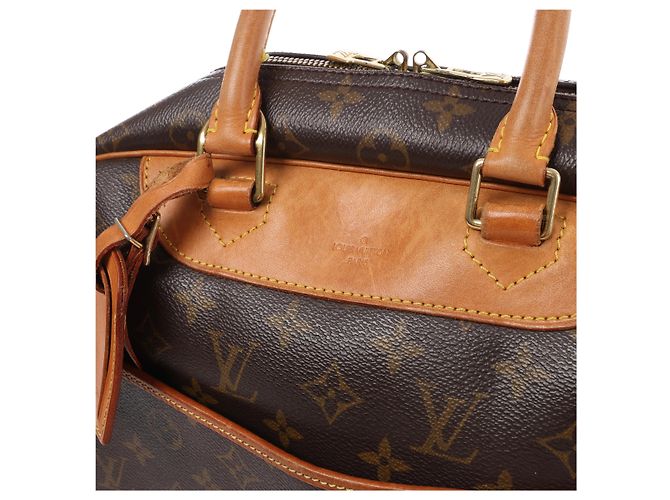 Borsa a mano Louis Vuitton Deauville Monogram Canvas in Brown M47270 - vista 7