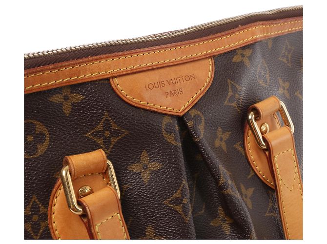 Louis Vuitton Palermo PM Monogram Canvas 2Way Handbag in Brown M40145 - vue 10